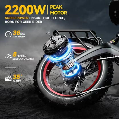 Cyber EK6 Up to 100Mile,36mph