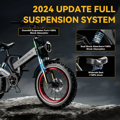 Cyber EK6 Up to 100Mile,36mph